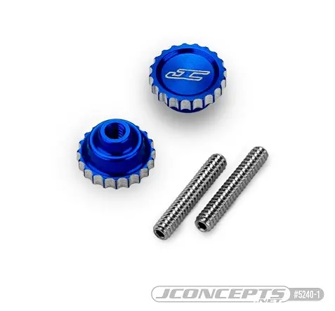 Jconcepts 4-40 Future Thumb Nut W/ Set Screw (2Pc), Jco-5240 1