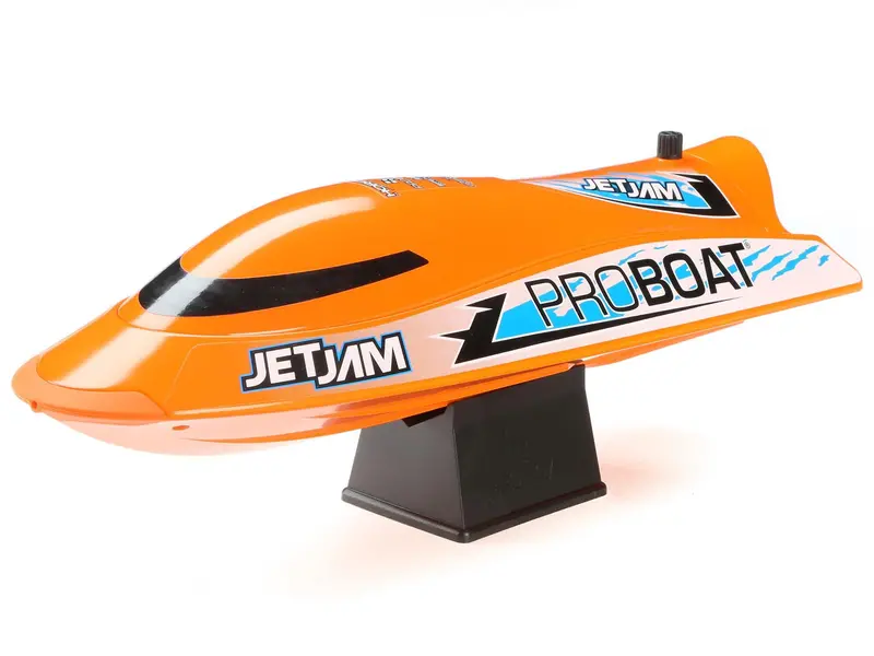 Jet Jam V2 12" Self-Righting Pool Racer Brushed Rtr, Orange 1