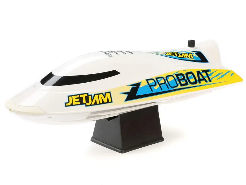 Jet Jam V2 12" Self-Righting Pool Racer Brushed Rtr, White 1