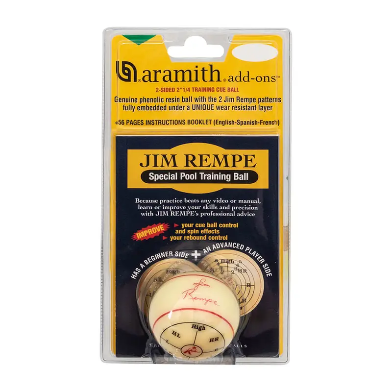 Jim Rempe Special Training Pool Ball Aramith 1