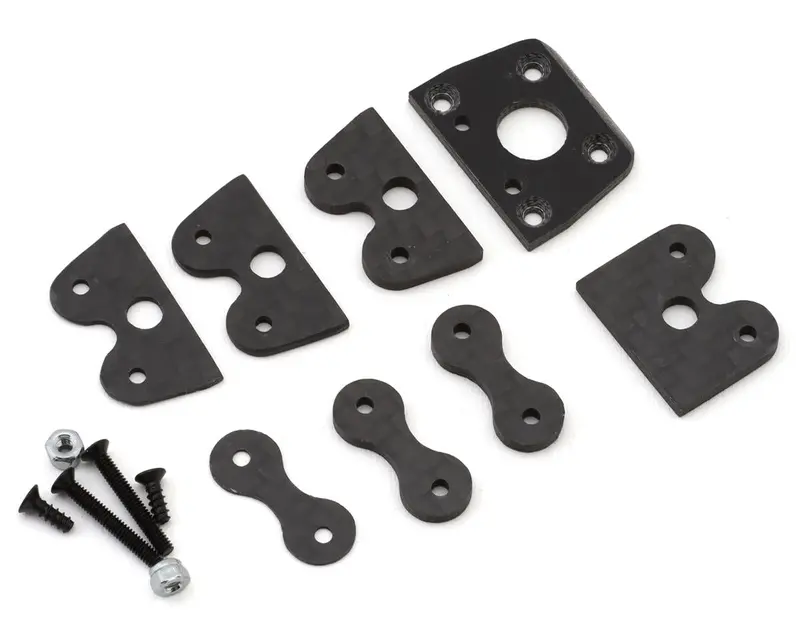 Jomurema Mini Z Gt01 Body Carbon Fiber Front Mount Holder Set 1