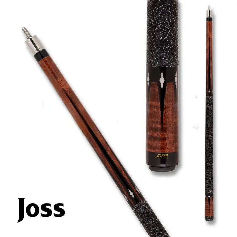 Joss Pool Cue Jos55 Wrap Brown And Black 13Mm 19Oz 1