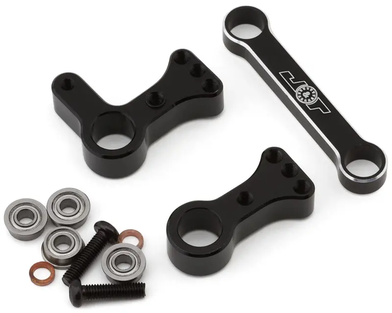 J&T Bearing Co. Custom Works Outlaw 5 / Beast Midget Aluminum Steering Bellcrank (Black), Jtb-Jt12173 1