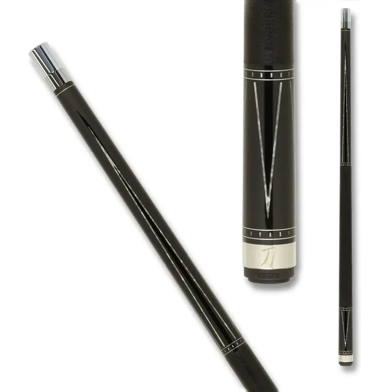 Katana Pool Cue Kat19 Black And Silver 12.5Mm 19Oz 1