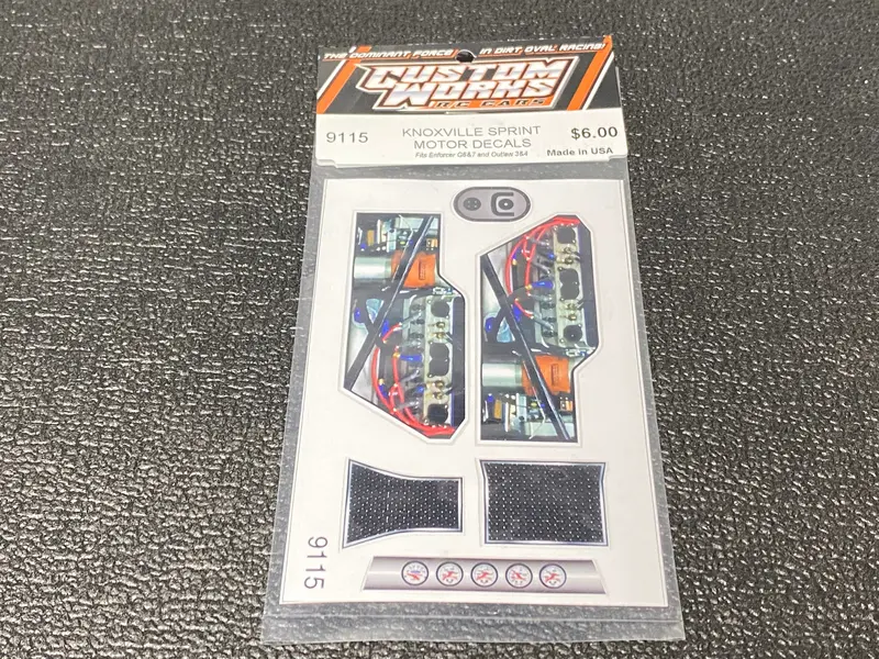 Knoxville Sprint Body Motor Decals 1