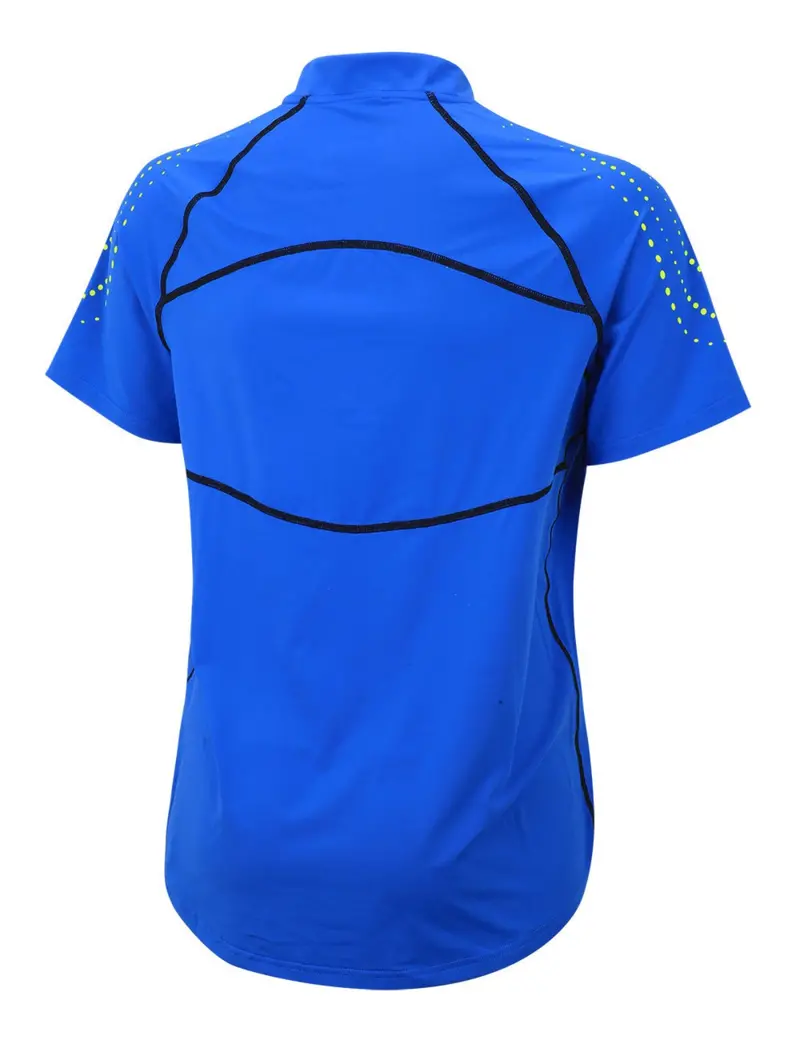 Kompressions Laufshirt Kurzarm Pro Team Blau 3