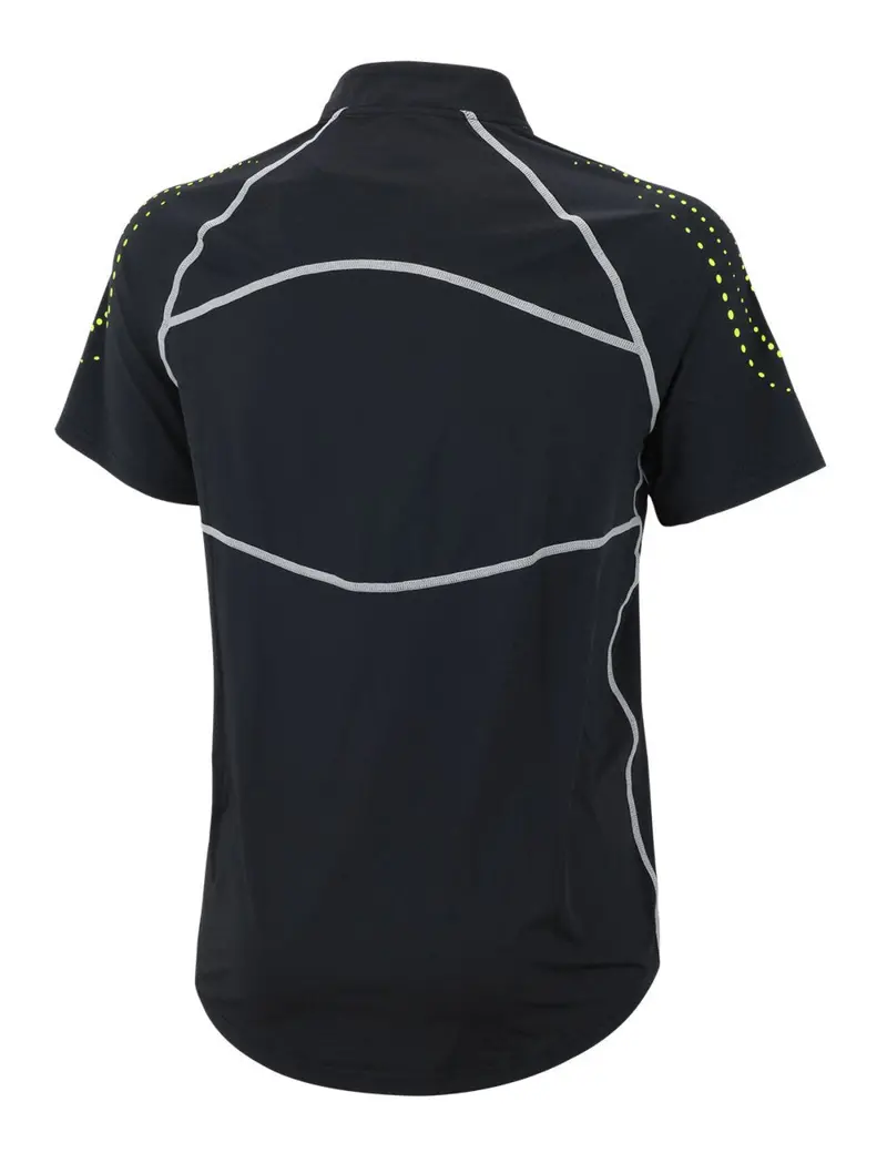 Kompressions Laufshirt Kurzarm Pro Team Schwarz 2