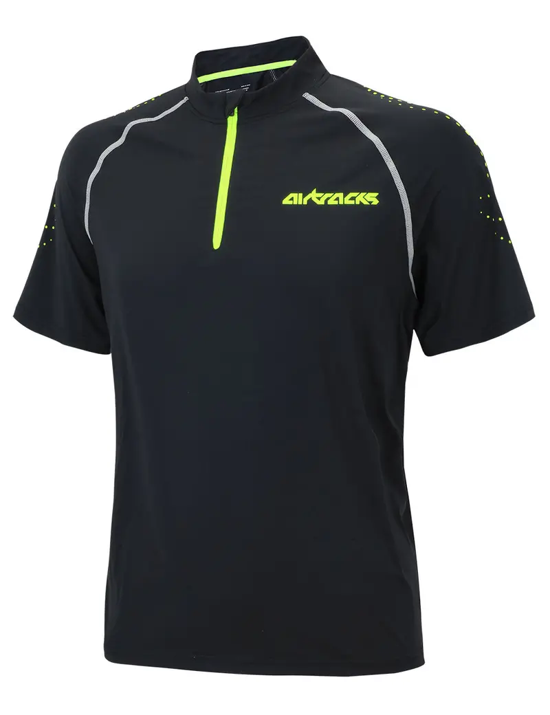 Kompressions Laufshirt Kurzarm Pro Team Schwarz Setprodukt 1