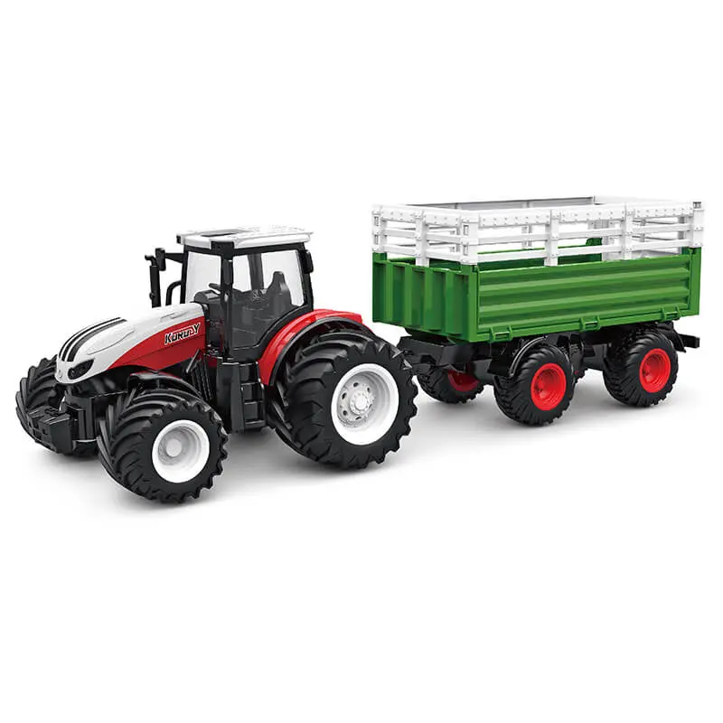 Korody Rc 1:24 Tractor With Livestock Transport Vehicle 1