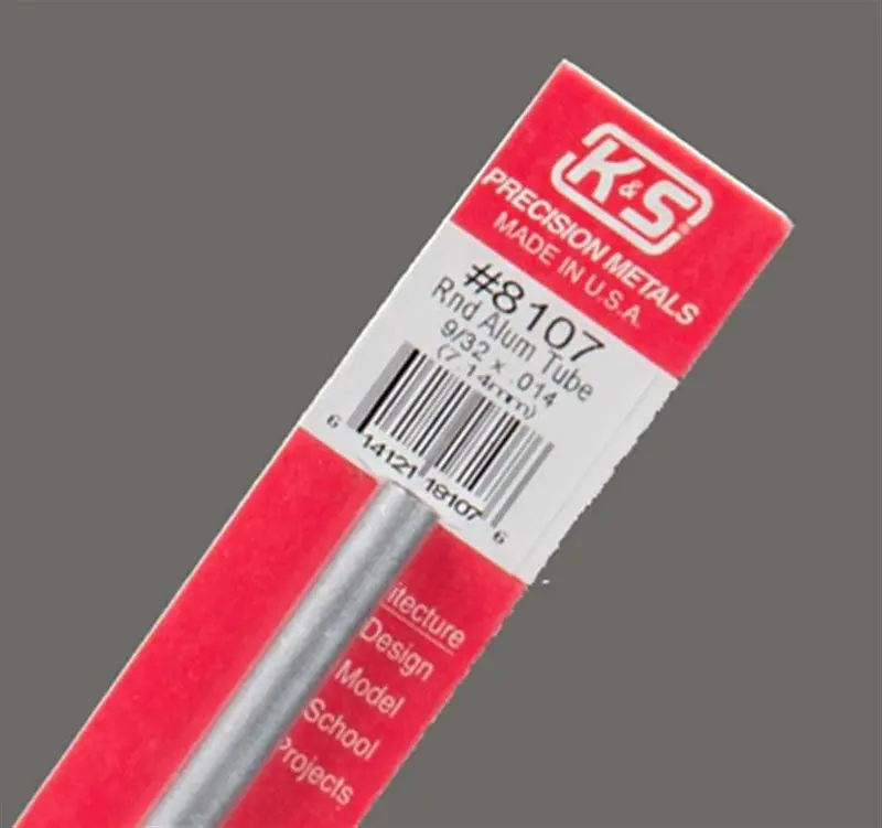 K+S 8107 Aluminum Tube 9/32", 8107 1