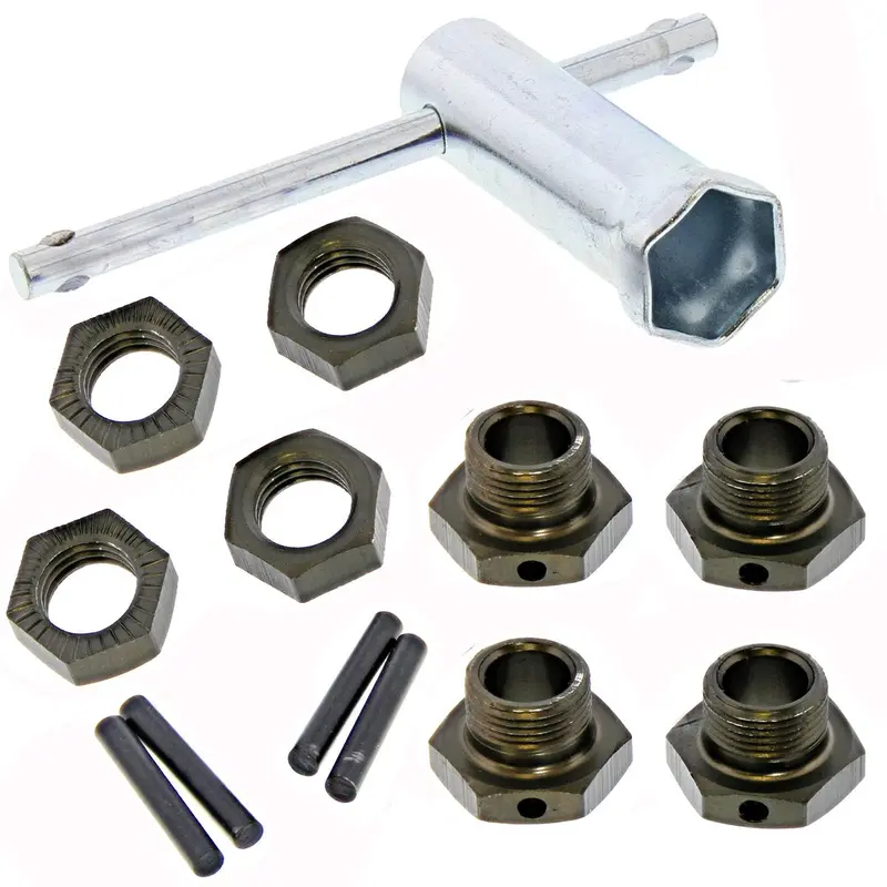 Kyosho 1/8 Inferno Gt2 Rs 17Mm Wheel Hubs & Nuts 1
