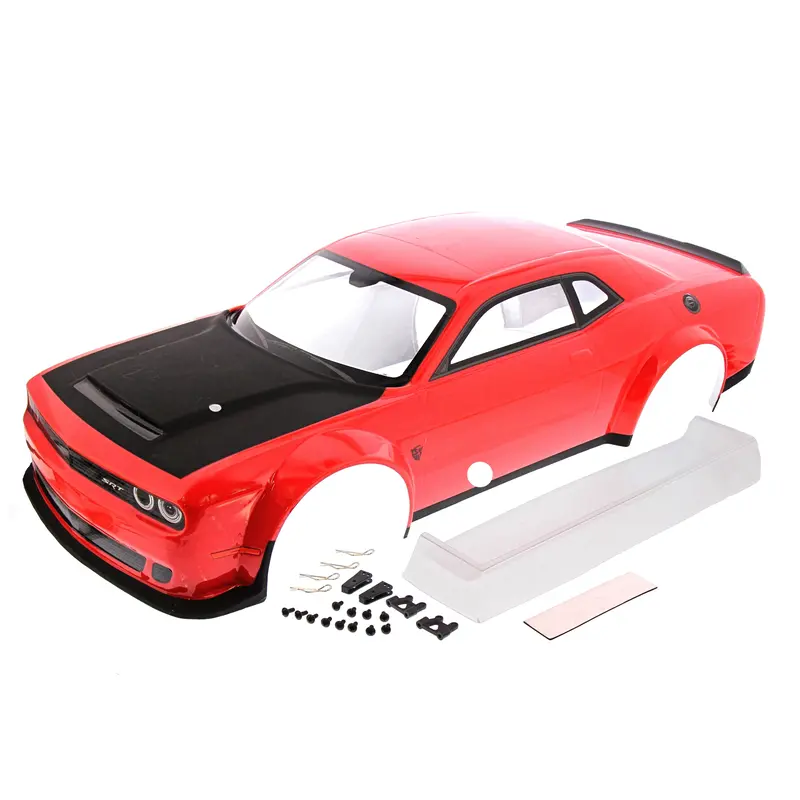 Kyosho 1/8 Inferno Gt2 Rs Dodge Challenger Srt Red Body & Wing 1