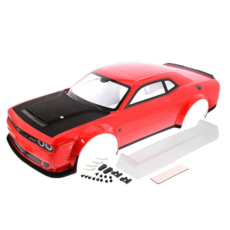 Kyosho 1/8 Inferno Gt2 Ve Rs Dodge Challenger Srt Red Body & Wing 1
