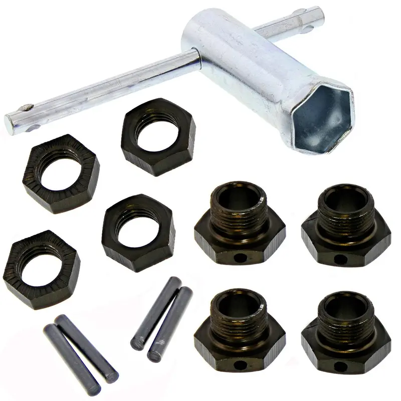 Kyosho 1/8 Inferno Mp9e Evo Rs 17Mm Wheel Hubs & Nuts 1