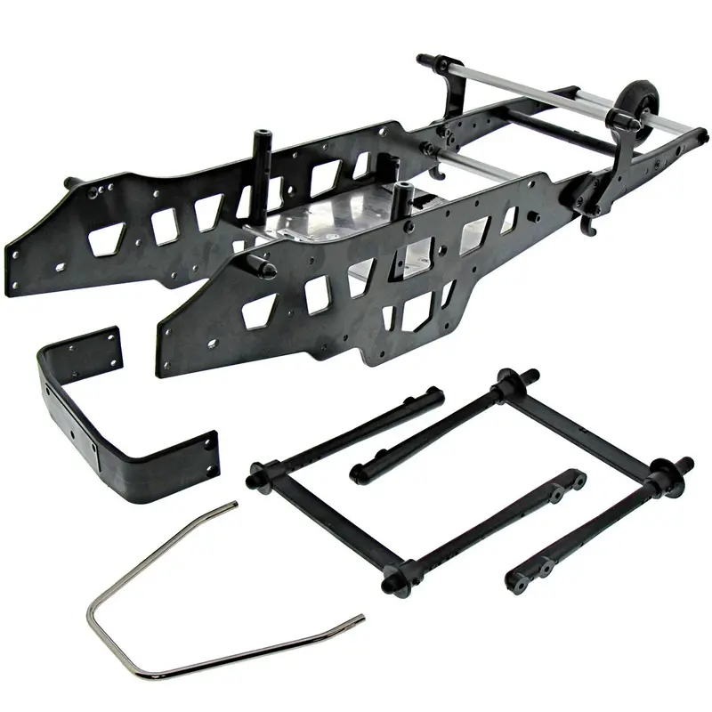 Kyosho 1/8 Mad Crusher Ve Rs Chassis Side & Under Plates, Bumper 1
