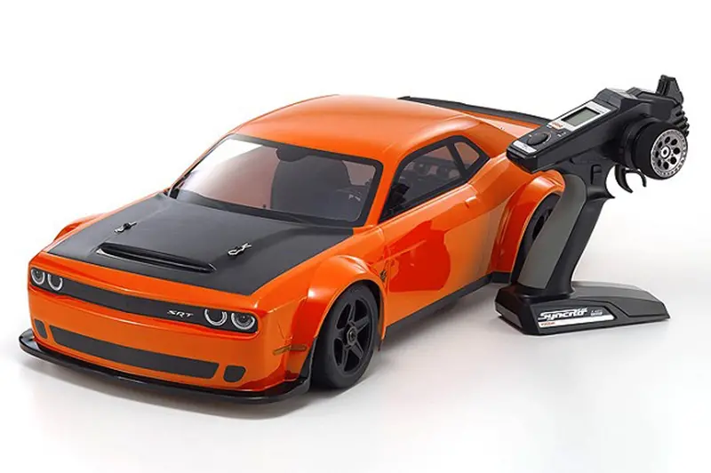 Kyosho Inferno Gt2 Ve 1/8 Dodge Challenger Rtr, Mango, 34107 1