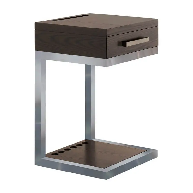 La Condo Stainless Cue Rack & Ball Rack - White Oak 1
