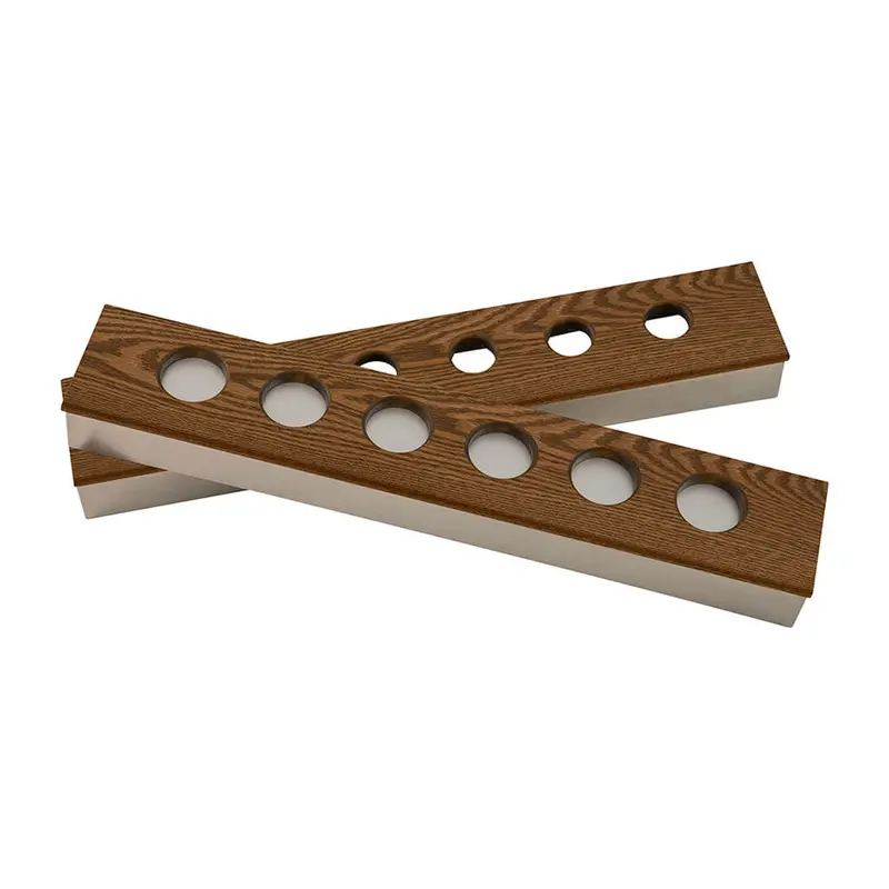 La Condo Stainless Cue Rack - White Oak 1