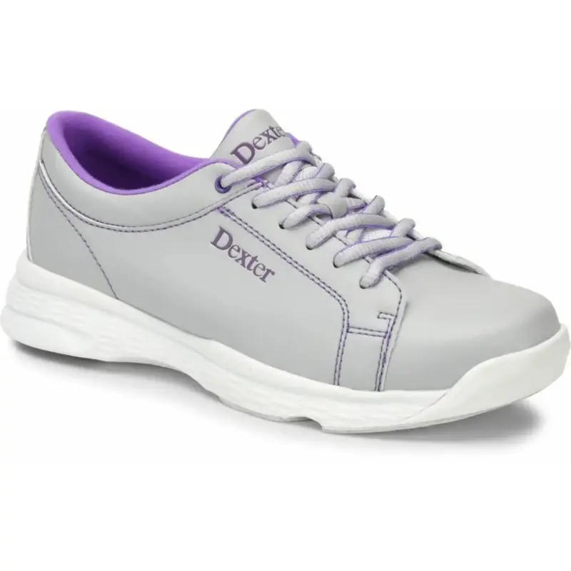 Ladies Bowling Shoes Raquel V Grey And Purple 1