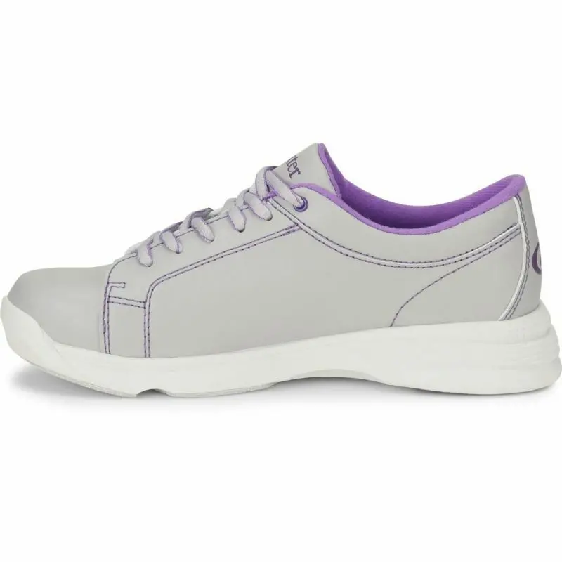 Ladies Bowling Shoes Raquel V Grey And Purple 4