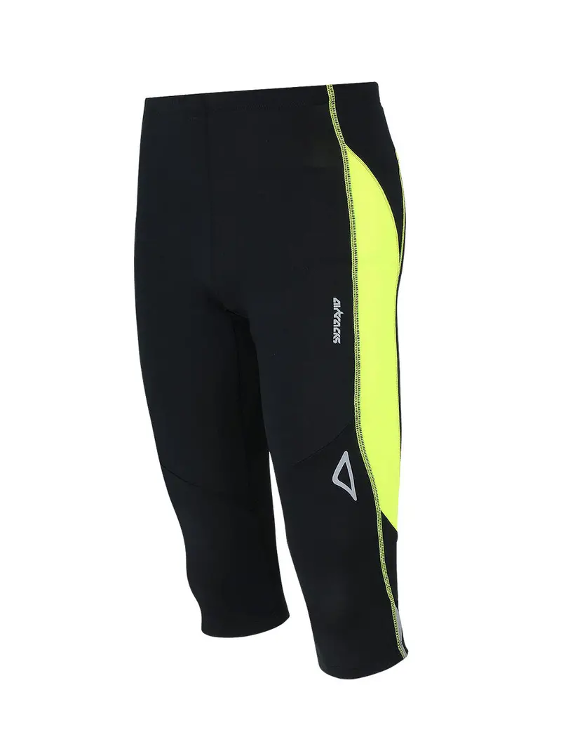 Laufhose 3-4 Lang Pro Air Schwarz Neon 1