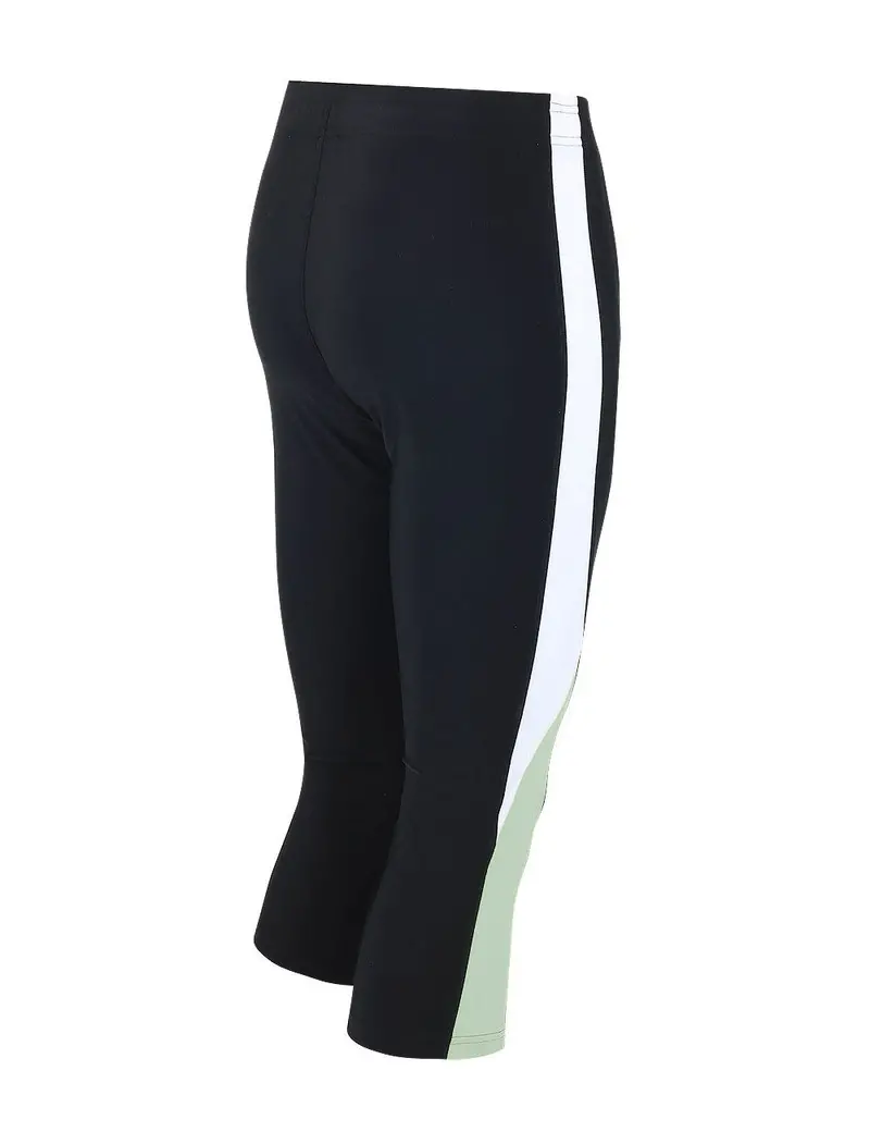 Laufhose 3/4 Lang Schwarz Setprodukt 2