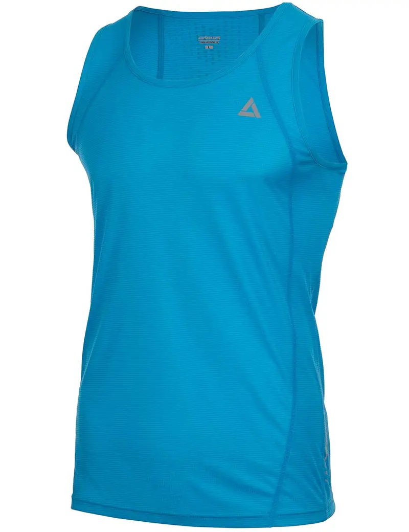Laufshirt Ärmellos Tank-Top Comfort Line Blau Setprodukt 2