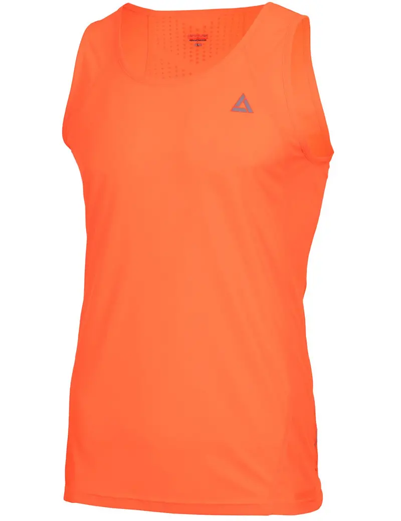 Laufshirt Ärmellos Tank-Top Comfort Line Orange 1