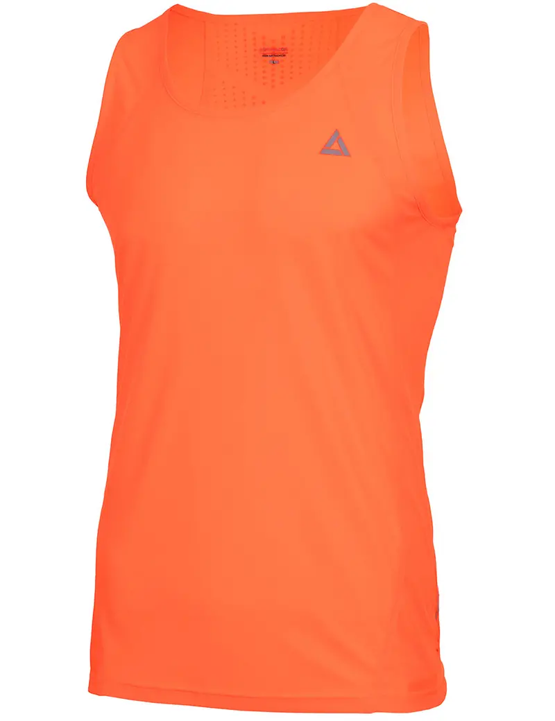 Laufshirt Ärmellos Tank-Top Comfort Line Orange Setprodukt 1