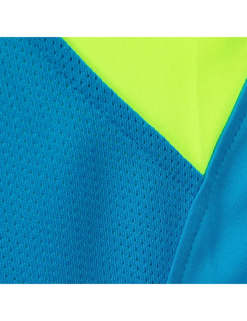 Laufshirt Ärmellos Tank-Top Pro Line Blau-Neon Setprodukt 3