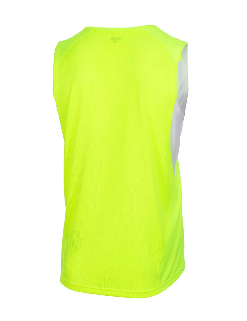 Laufshirt Ärmellos Tank-Top Pro Line Neon-Weiss Setprodukt 2