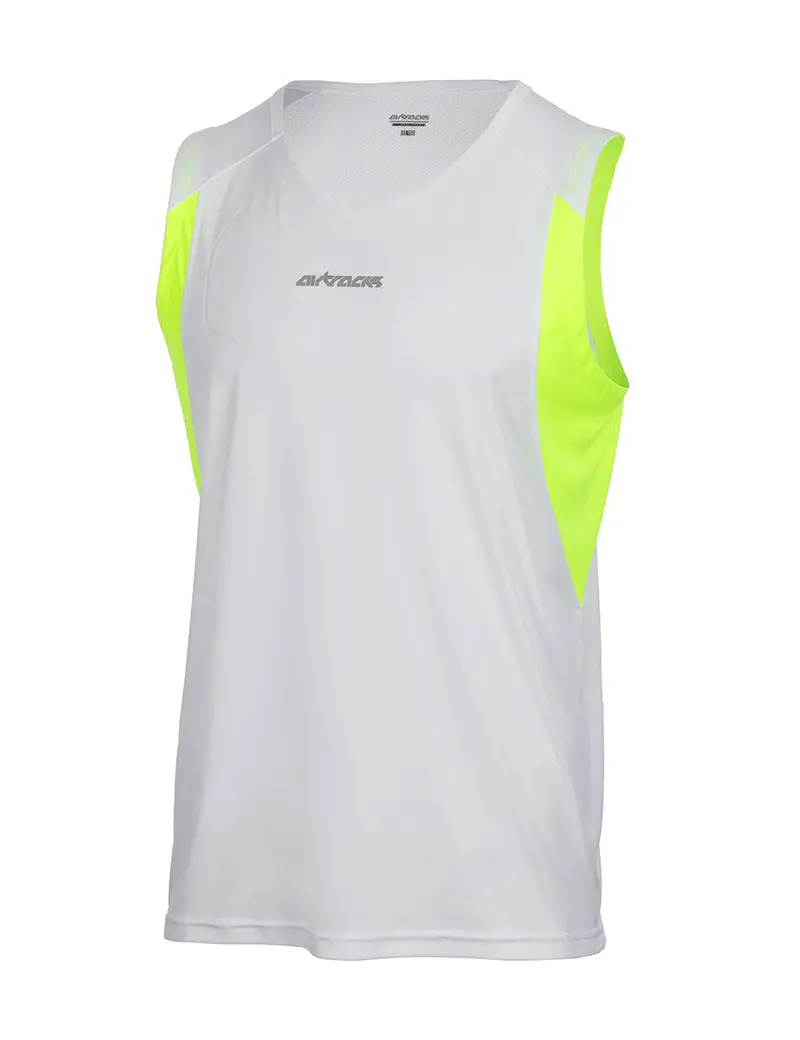 Laufshirt Ärmellos Tank-Top Pro Line Weiss-Neon Setprodukt 1