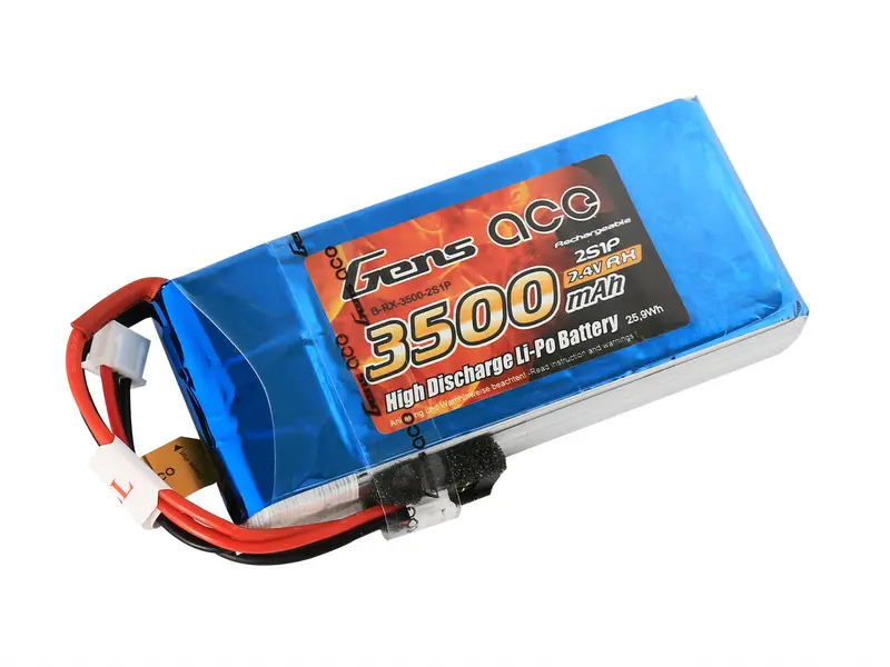 Li-Po 2S 7.4V 3500Mah Rx With Futaba 1