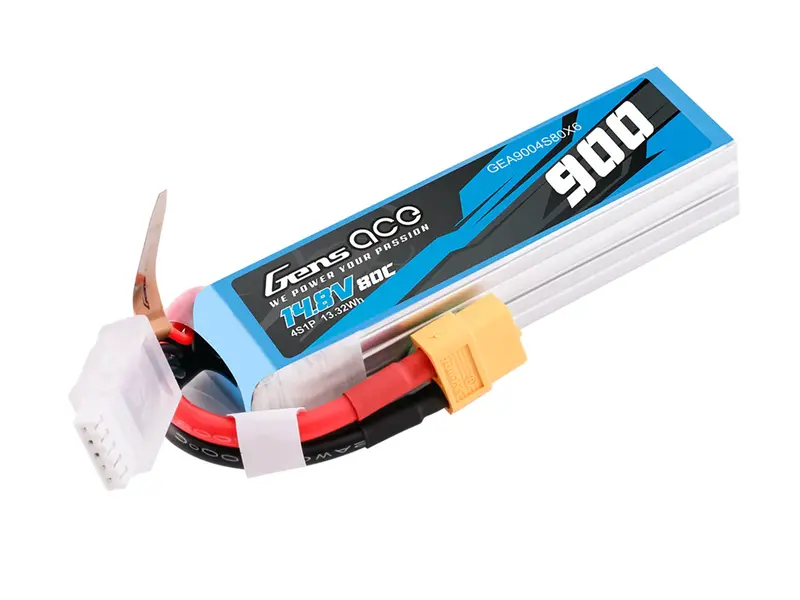 Li-Po 4S 14.8V 900Mah 80C With Xt60 1