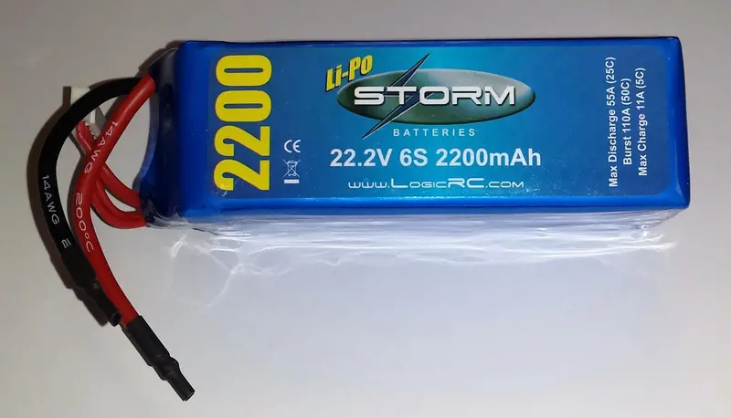 Li-Po 6S 22.2V 25C 2200Mah 1