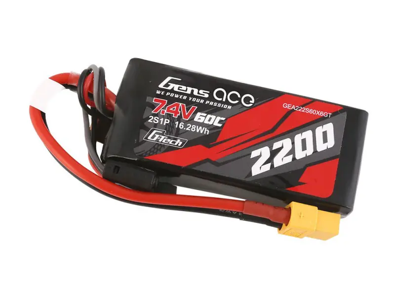 Li-Po Car G-Tech 2S 7.4V 2200Mah 60C With Xt60 1