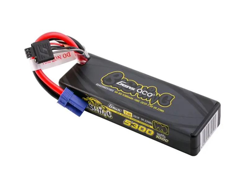 Li-Po Car G-Tech 2S 7.4V 5300Mah 100C Bashing W/Ec5 (Promoto 1