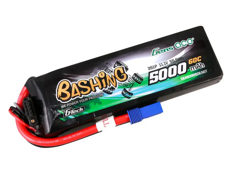Li-Po Car G-Tech 3S 11.1V 5000Mah 60C Bashing With Ec5 1