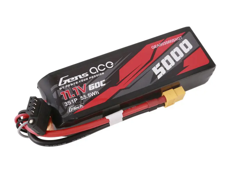 Li-Po Car G-Tech 3S 11.1V 5000Mah 60C With Xt60 1