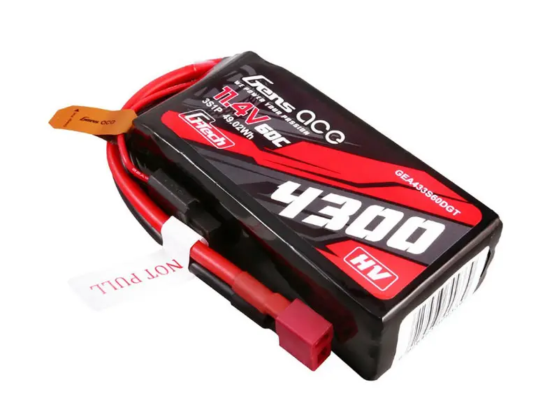 Li-Po Car G-Tech 3S 11.4V 4300Mah 60C With T-Type 1