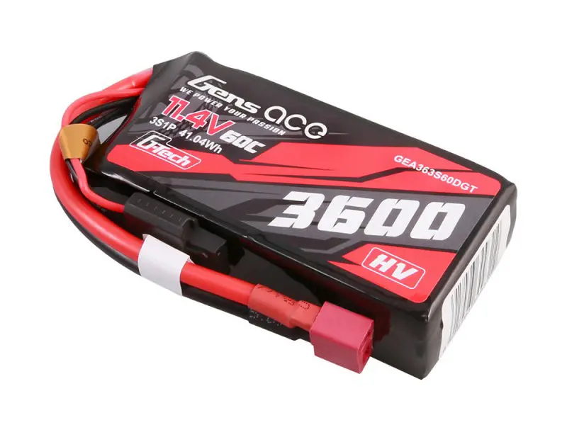 Li-Po Car G-Tech Hv 3S 11.4V 3600Mah 60C With T-Type 1