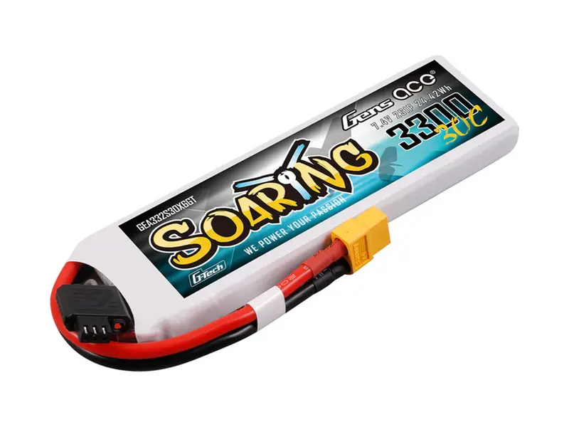 Li-Po G-Tech 2S 7.4V 3300Mah 30C Soaring With Xt60 1
