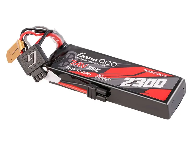 Li-Po G-Tech 2S Car 7.4V 2300Mah 35C With Ec2 (Grom) 1