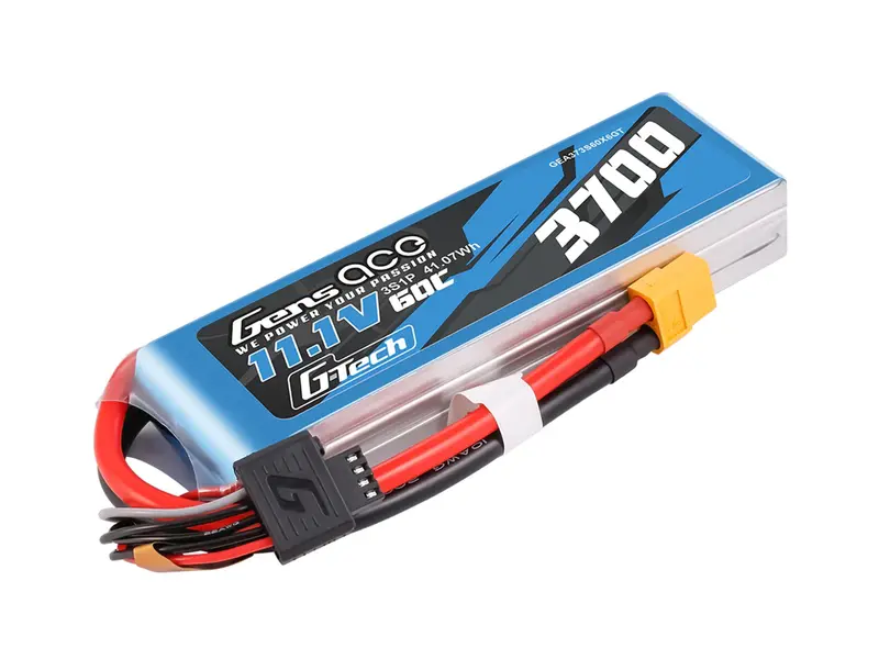 Li-Po G-Tech 3S 11.1V 3700Mah 60C With Xt60 1