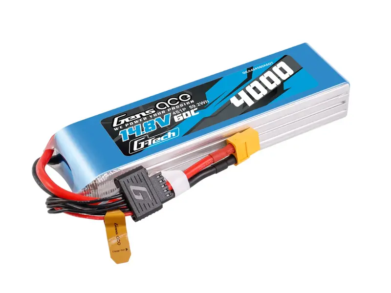 Li-Po G-Tech 4S 14.8V 4000Mah 60C With Xt60 1