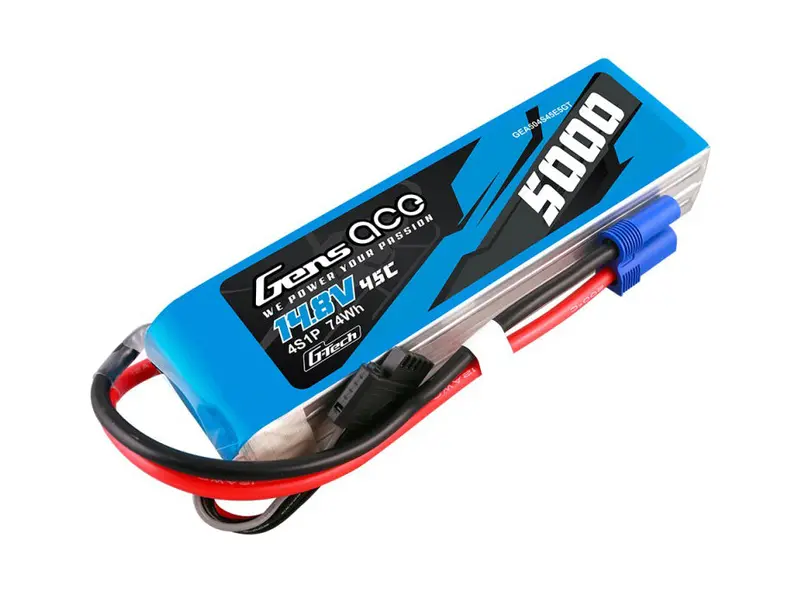 Li-Po G-Tech 4S 14.8V 5000Mah 45C With Ec5 1