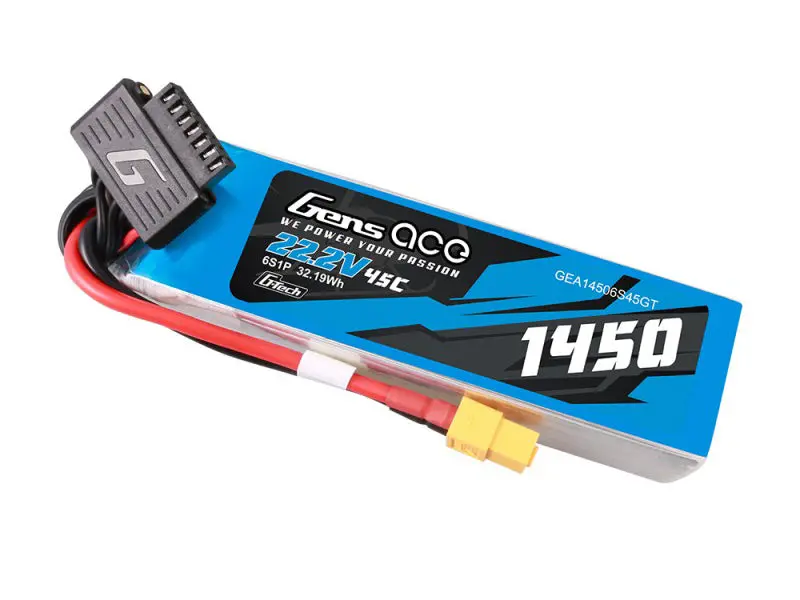 Li-Po G-Tech 6S 22.2V 1450Mah 45C With Xt60 1
