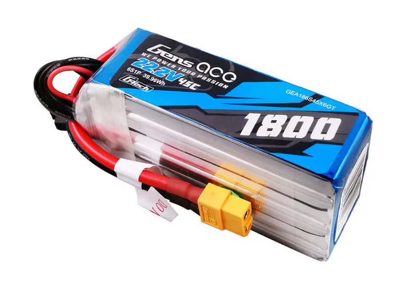 Li-Po G-Tech 6S 22.2V 1800Mah 45C With Xt60 1