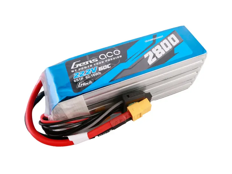 Li-Po G-Tech 6S 22.2V 2800Mah 60C With Xt60 1