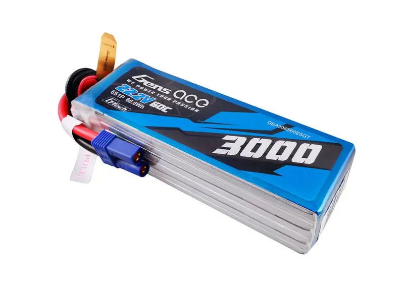 Li-Po G-Tech 6S 22.2V 3000Mah 60C With Ec5 1